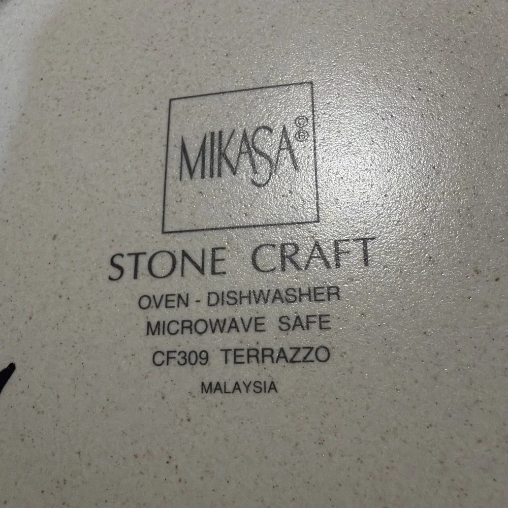 Mikasa terrazzo covered